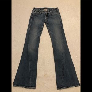 True Religion Disco Big Joey T Flare Jeans